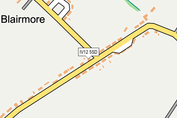 IV12 5SD map - OS OpenMap – Local (Ordnance Survey)