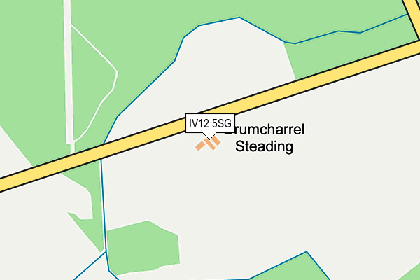 IV12 5SG map - OS OpenMap – Local (Ordnance Survey)