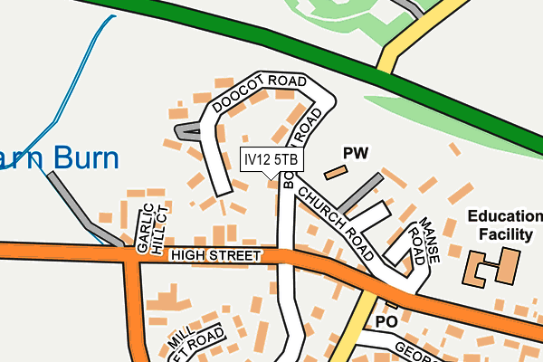 IV12 5TB map - OS OpenMap – Local (Ordnance Survey)