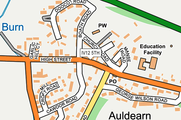 IV12 5TH map - OS OpenMap – Local (Ordnance Survey)