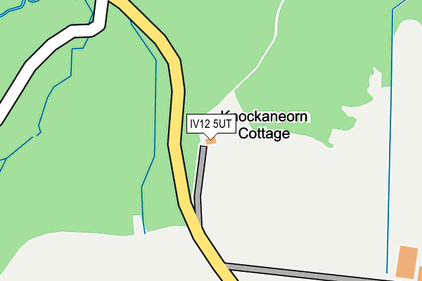 IV12 5UT map - OS OpenMap – Local (Ordnance Survey)