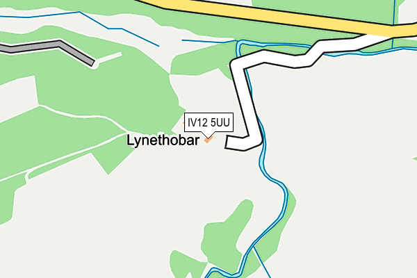 IV12 5UU map - OS OpenMap – Local (Ordnance Survey)