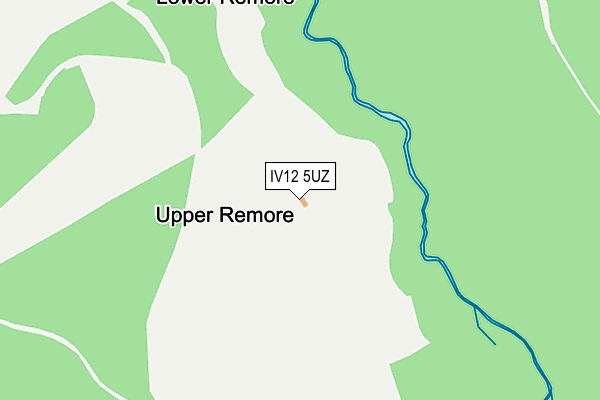 IV12 5UZ map - OS OpenMap – Local (Ordnance Survey)