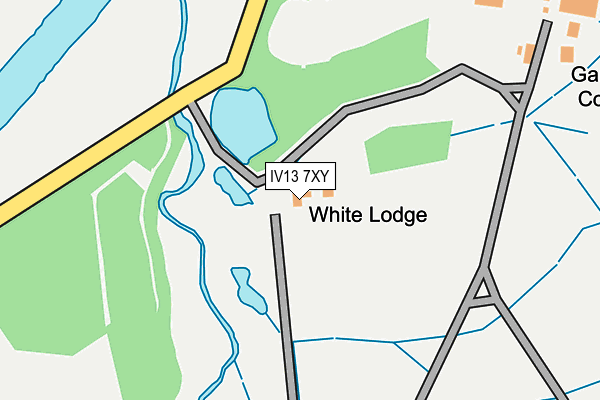 IV13 7XY map - OS OpenMap – Local (Ordnance Survey)