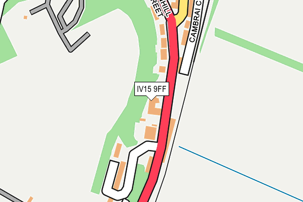 IV15 9FF map - OS OpenMap – Local (Ordnance Survey)