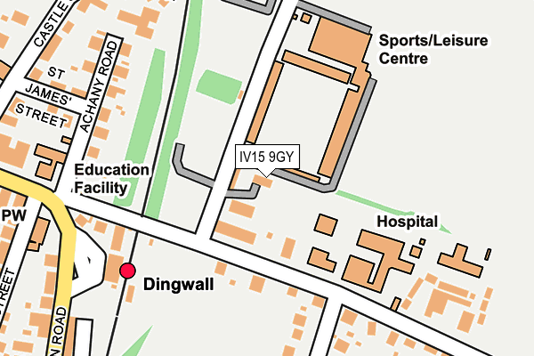 IV15 9GY map - OS OpenMap – Local (Ordnance Survey)