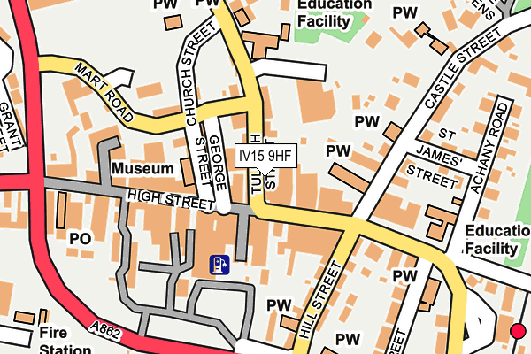IV15 9HF map - OS OpenMap – Local (Ordnance Survey)