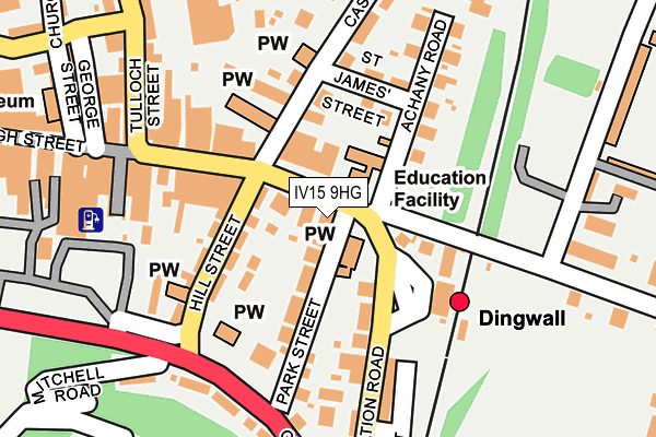 IV15 9HG map - OS OpenMap – Local (Ordnance Survey)