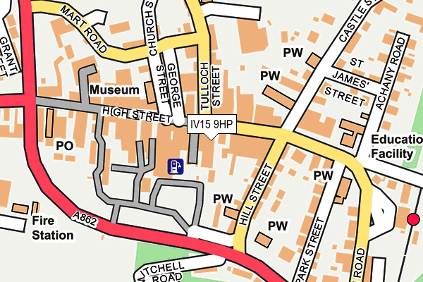 IV15 9HP map - OS OpenMap – Local (Ordnance Survey)