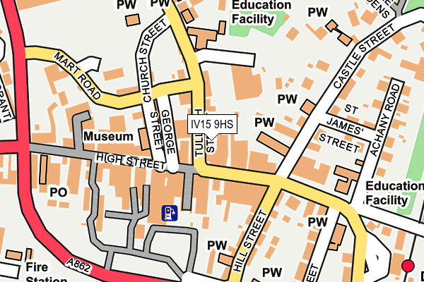 IV15 9HS map - OS OpenMap – Local (Ordnance Survey)