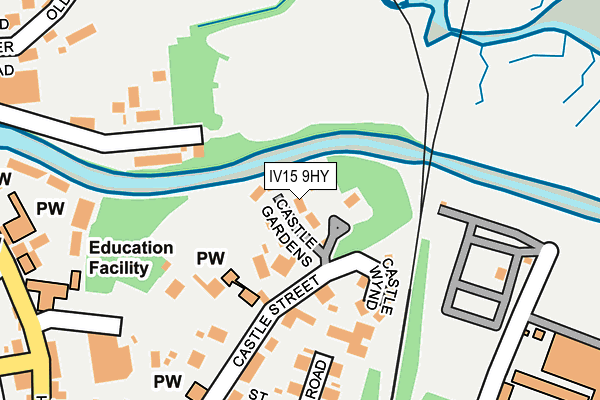 IV15 9HY map - OS OpenMap – Local (Ordnance Survey)