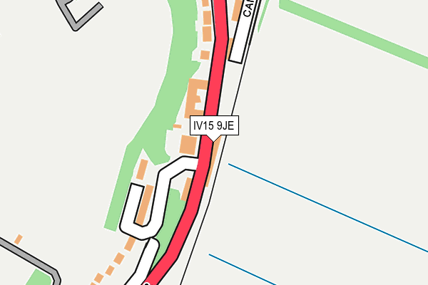 IV15 9JE map - OS OpenMap – Local (Ordnance Survey)