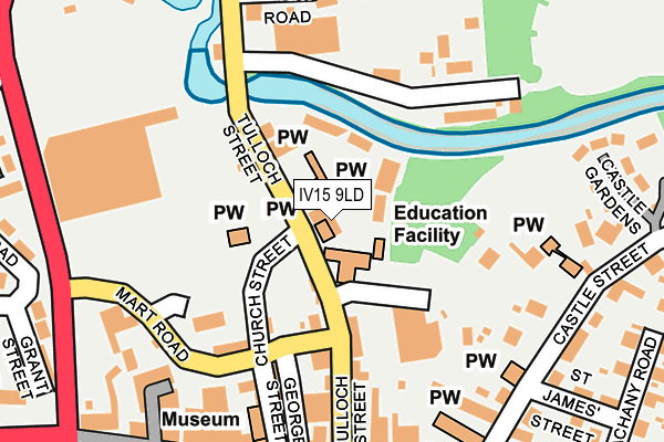 IV15 9LD map - OS OpenMap – Local (Ordnance Survey)