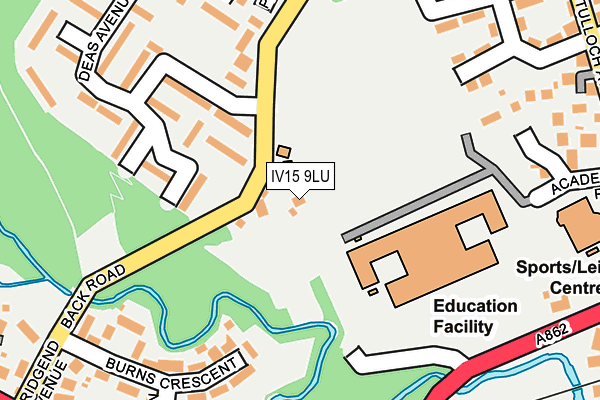 IV15 9LU map - OS OpenMap – Local (Ordnance Survey)