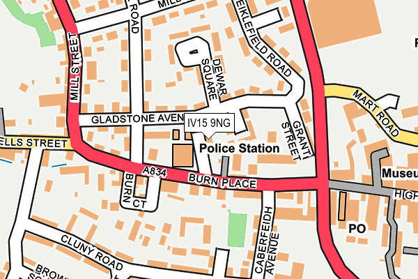 IV15 9NG map - OS OpenMap – Local (Ordnance Survey)