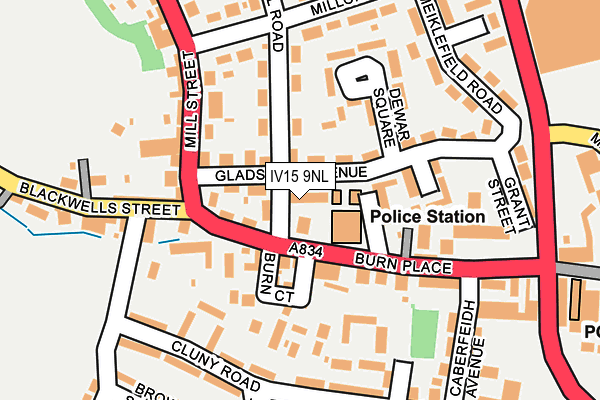 IV15 9NL map - OS OpenMap – Local (Ordnance Survey)