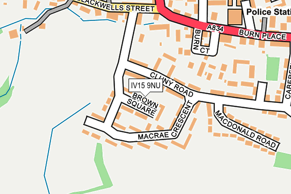 IV15 9NU map - OS OpenMap – Local (Ordnance Survey)