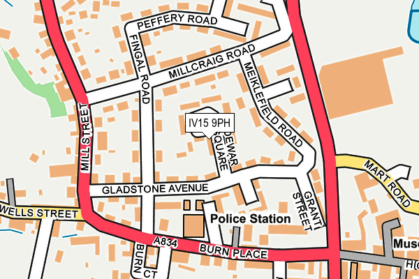 IV15 9PH map - OS OpenMap – Local (Ordnance Survey)