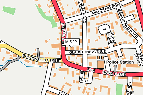 IV15 9PJ map - OS OpenMap – Local (Ordnance Survey)