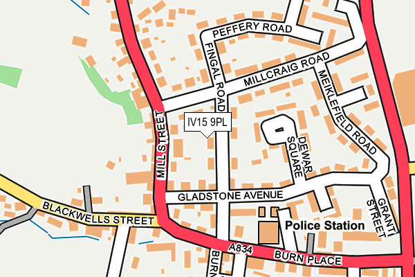 IV15 9PL map - OS OpenMap – Local (Ordnance Survey)