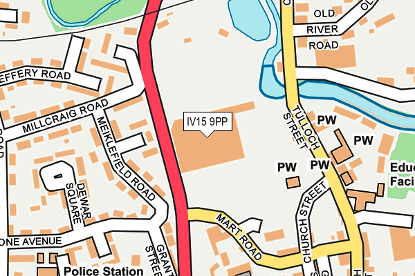 IV15 9PP map - OS OpenMap – Local (Ordnance Survey)