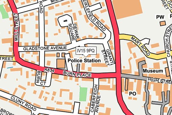 IV15 9PQ map - OS OpenMap – Local (Ordnance Survey)