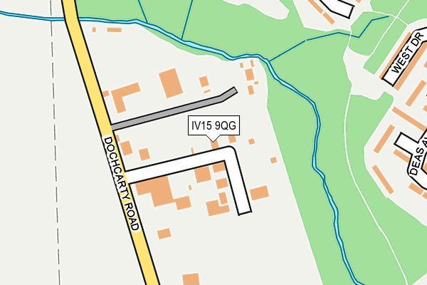 IV15 9QG map - OS OpenMap – Local (Ordnance Survey)