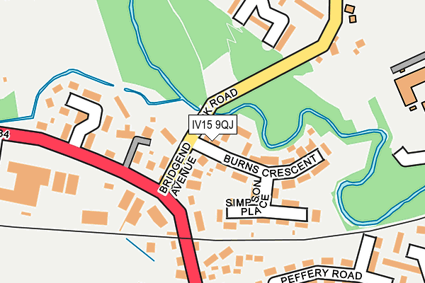 IV15 9QJ map - OS OpenMap – Local (Ordnance Survey)