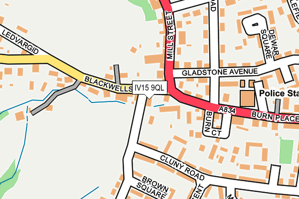 IV15 9QL map - OS OpenMap – Local (Ordnance Survey)