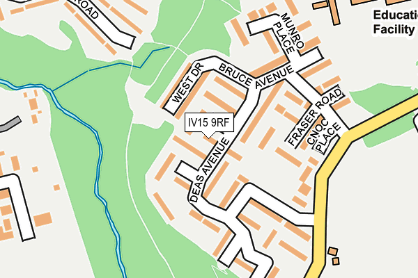 IV15 9RF map - OS OpenMap – Local (Ordnance Survey)