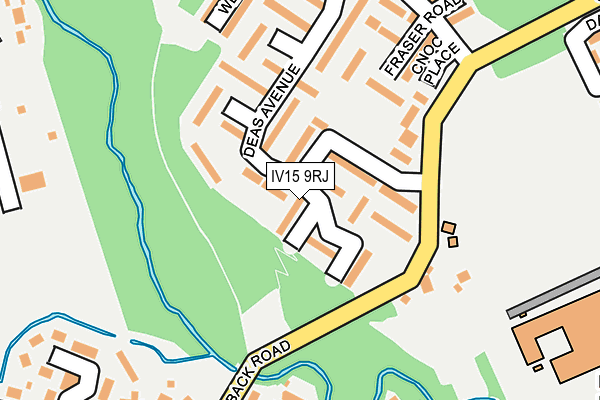 IV15 9RJ map - OS OpenMap – Local (Ordnance Survey)