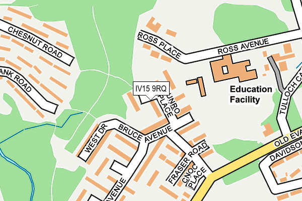 IV15 9RQ map - OS OpenMap – Local (Ordnance Survey)