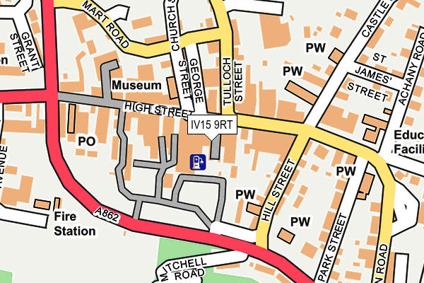 IV15 9RT map - OS OpenMap – Local (Ordnance Survey)