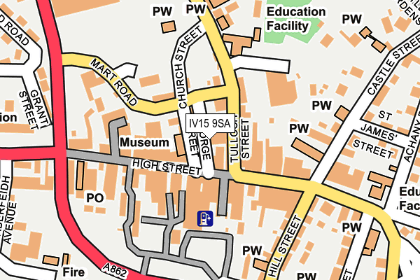IV15 9SA map - OS OpenMap – Local (Ordnance Survey)