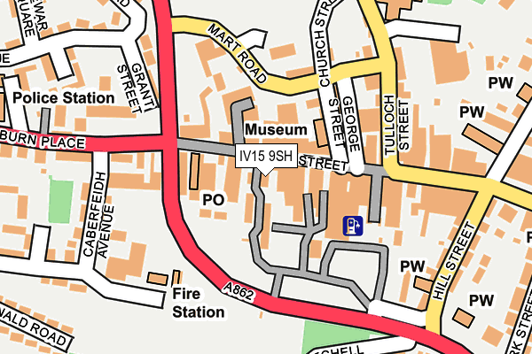 IV15 9SH map - OS OpenMap – Local (Ordnance Survey)