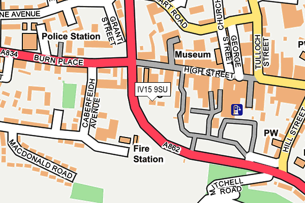 IV15 9SU map - OS OpenMap – Local (Ordnance Survey)