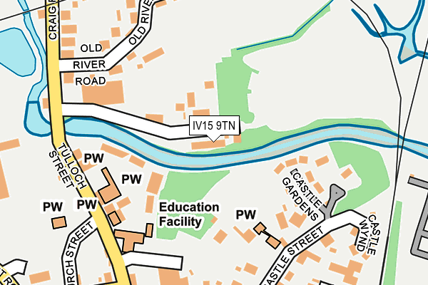 IV15 9TN map - OS OpenMap – Local (Ordnance Survey)