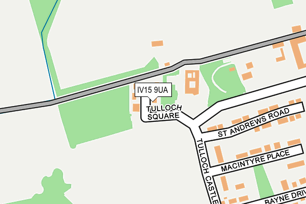 IV15 9UA map - OS OpenMap – Local (Ordnance Survey)