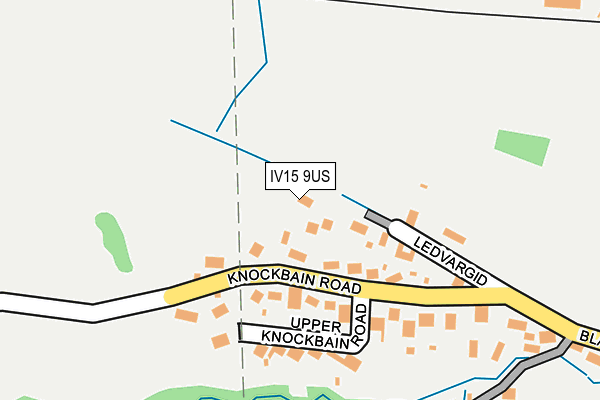 IV15 9US map - OS OpenMap – Local (Ordnance Survey)