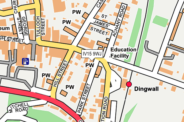 IV15 9WJ map - OS OpenMap – Local (Ordnance Survey)