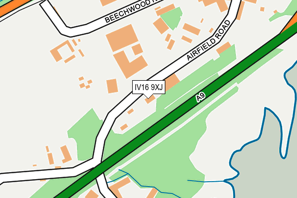 IV16 9XJ map - OS OpenMap – Local (Ordnance Survey)