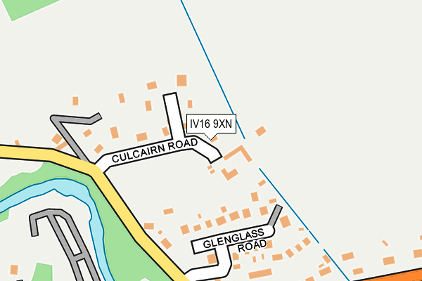 IV16 9XN map - OS OpenMap – Local (Ordnance Survey)