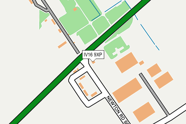 IV16 9XP map - OS OpenMap – Local (Ordnance Survey)