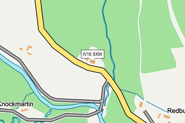 IV16 9XW map - OS OpenMap – Local (Ordnance Survey)