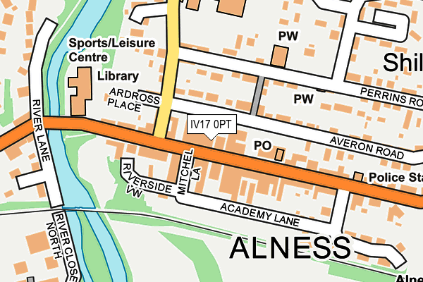 Map of ALAN 88 TAKEAWAY LIMITED at local scale