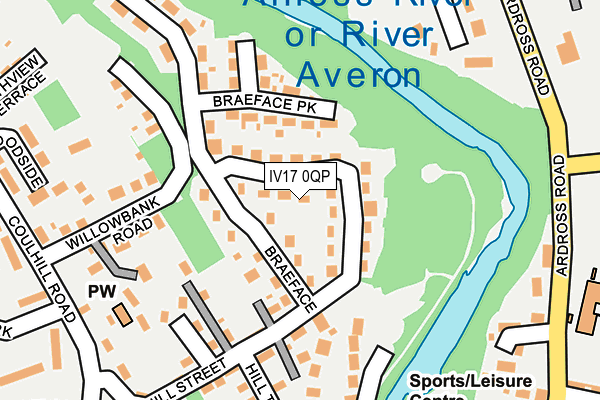 IV17 0QP map - OS OpenMap – Local (Ordnance Survey)