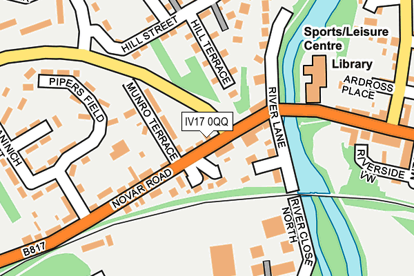 IV17 0QQ map - OS OpenMap – Local (Ordnance Survey)