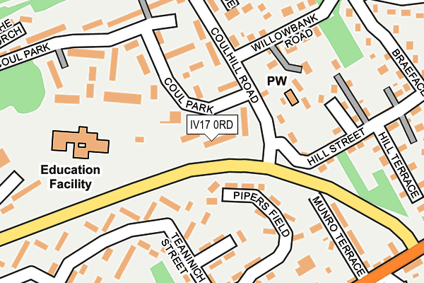 IV17 0RD map - OS OpenMap – Local (Ordnance Survey)