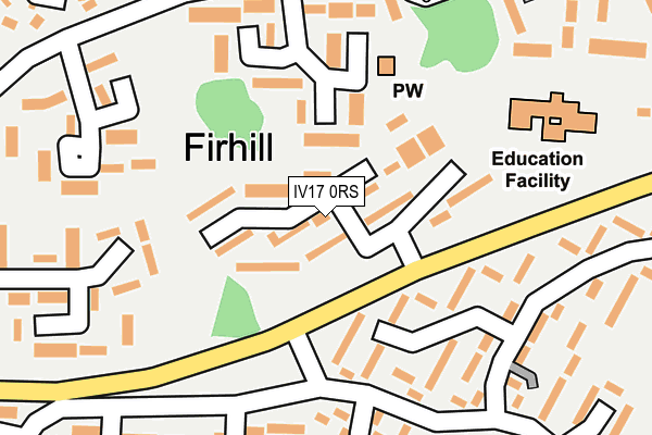 IV17 0RS map - OS OpenMap – Local (Ordnance Survey)