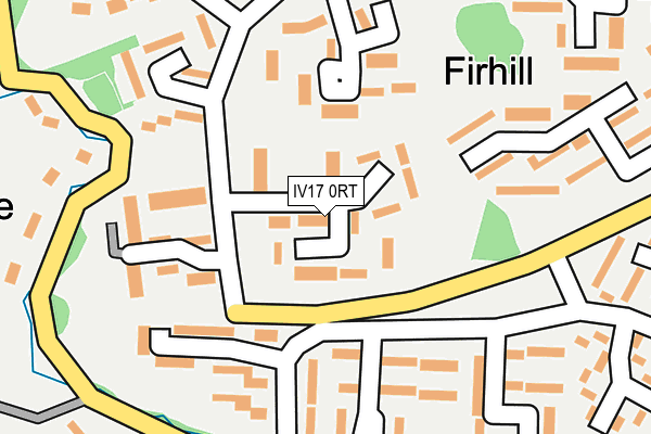 IV17 0RT map - OS OpenMap – Local (Ordnance Survey)